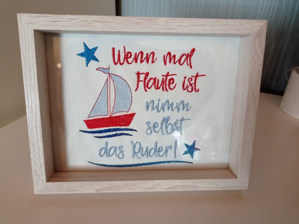 Bilderrahmen Sprüche 21,5 cm x 16 cm