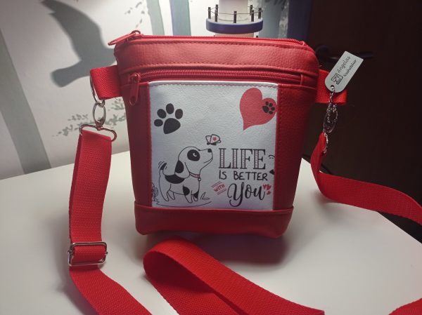 Gassi-Tasche, Rot